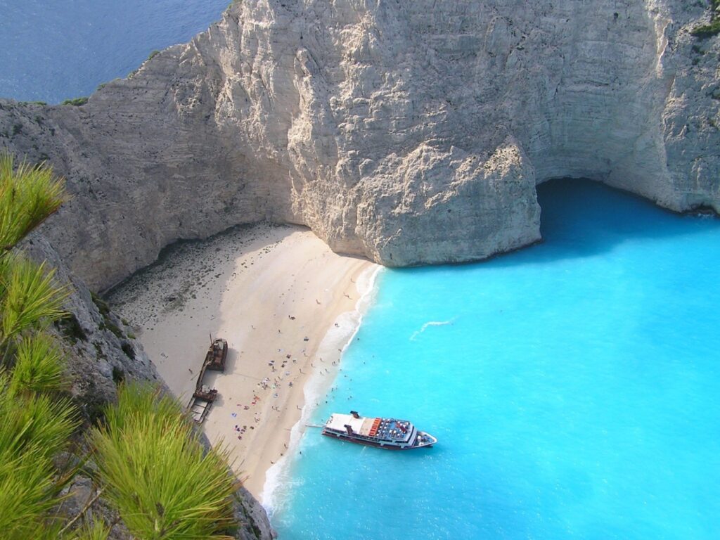 Navagio Beach, Řecko